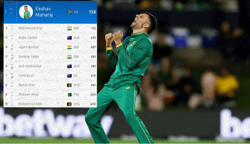 The New Maharaj of ODI Bowling