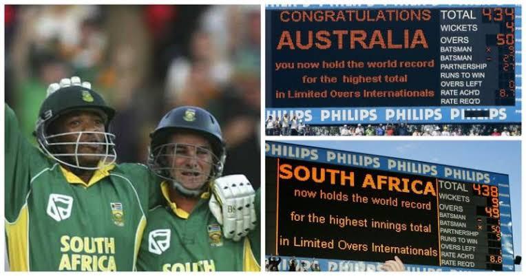 Watch: South Africa chase 434 vs Australia