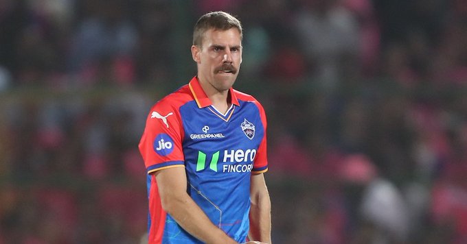 Watch: Anrich Nortje concede 32 runs in his final over